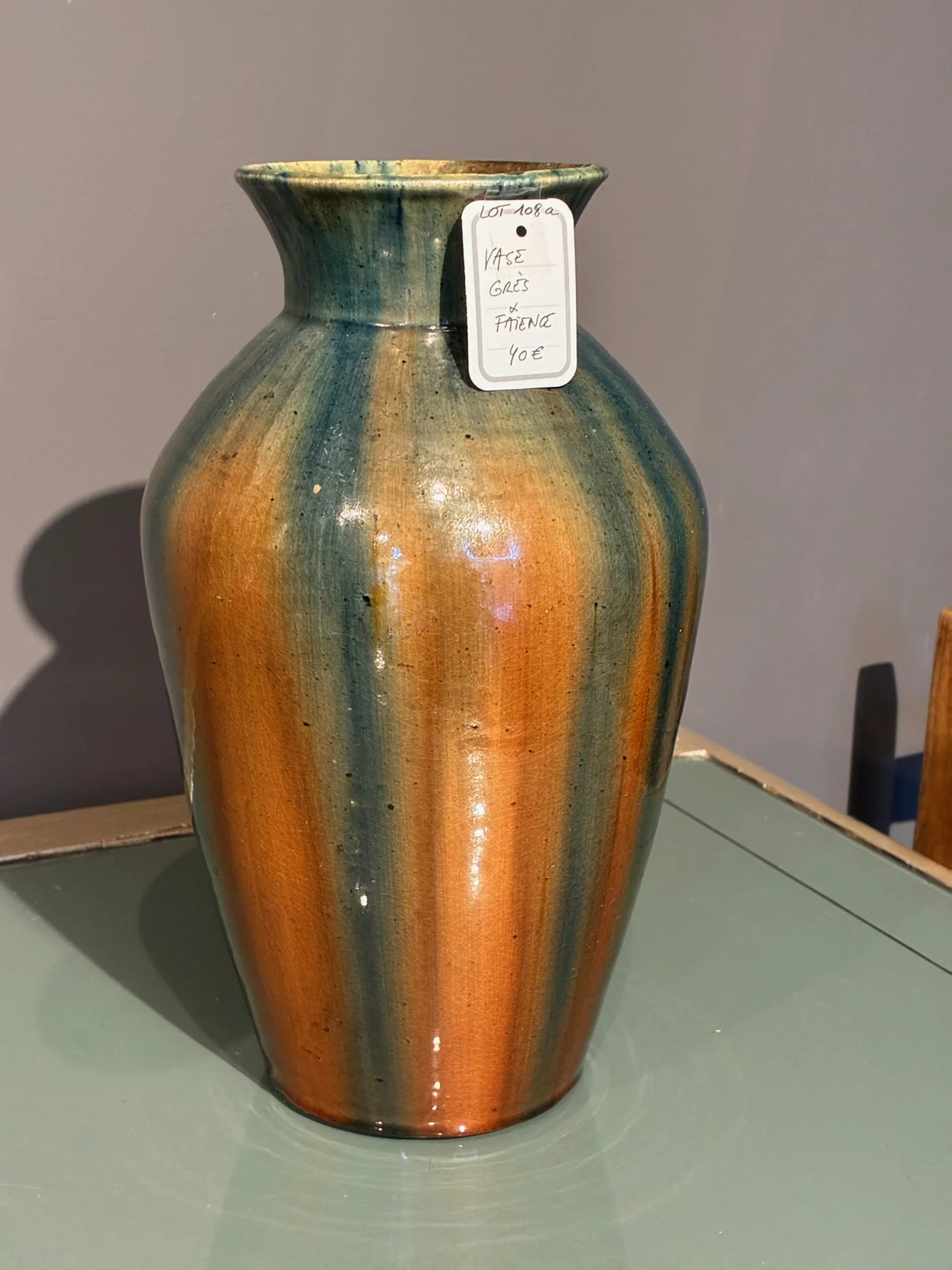 Vases en grès et faïence 