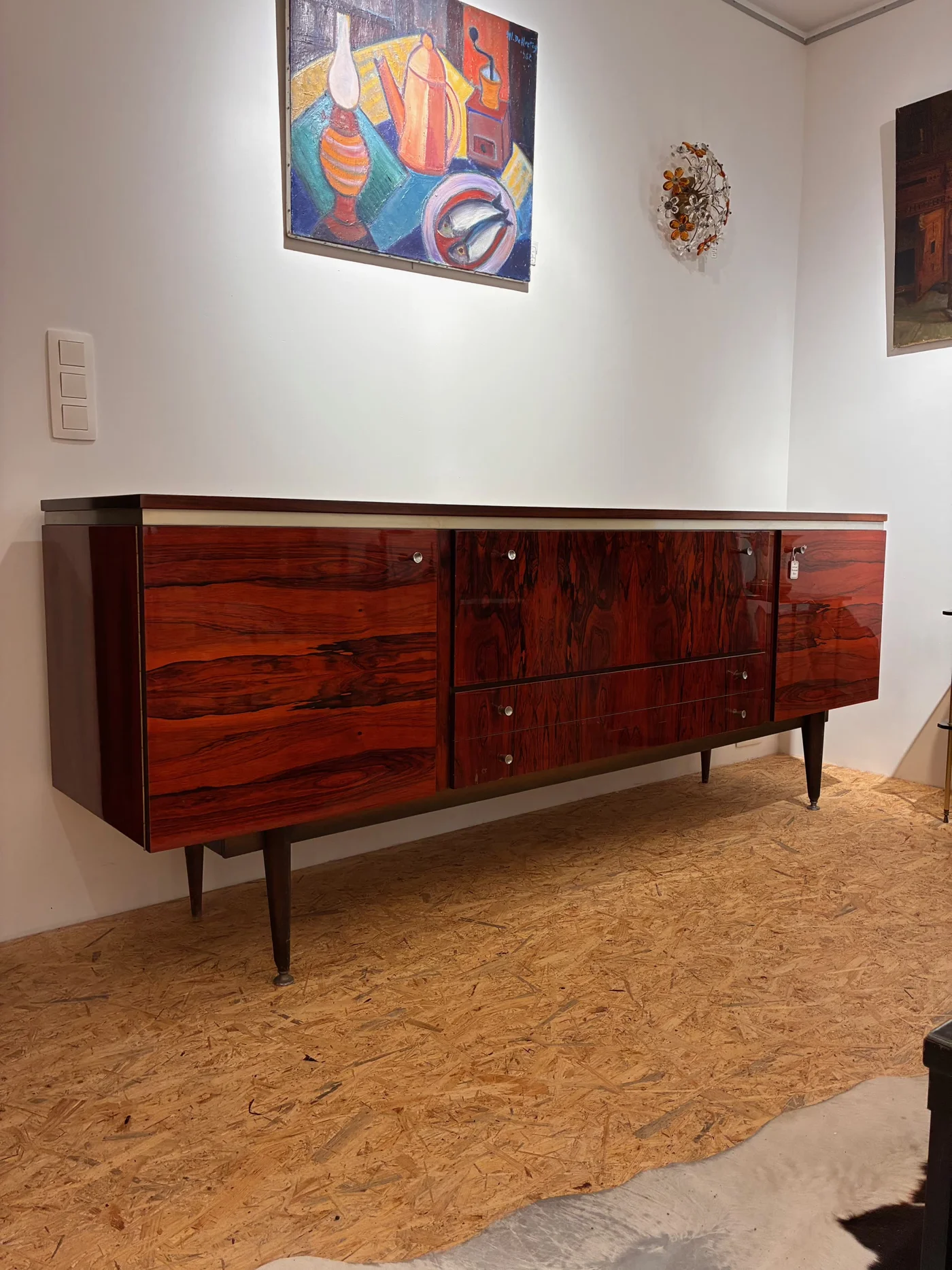 Enfilade vintage en palissandre