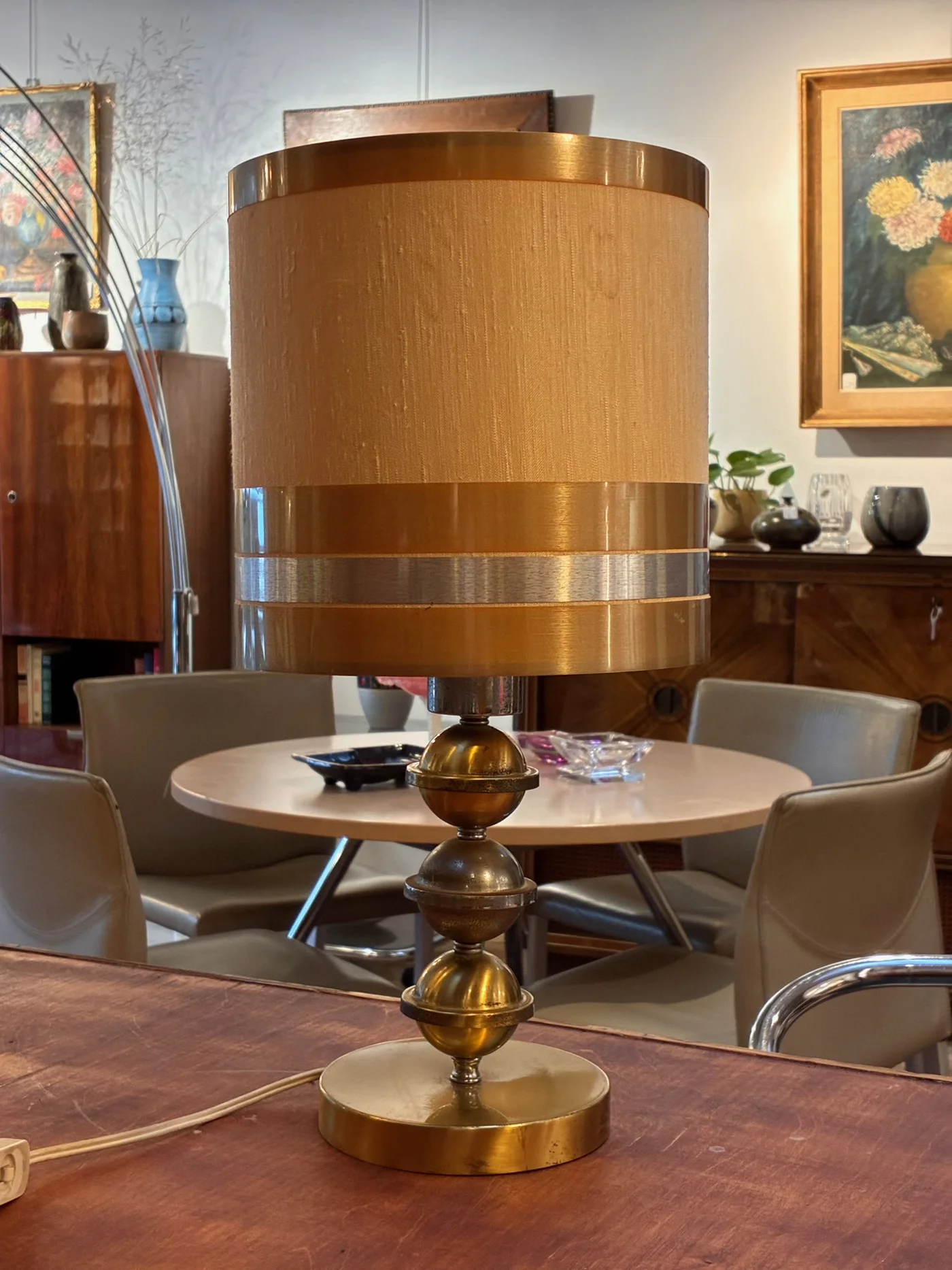 Lampe à poser dans le style Hollywood Regency 