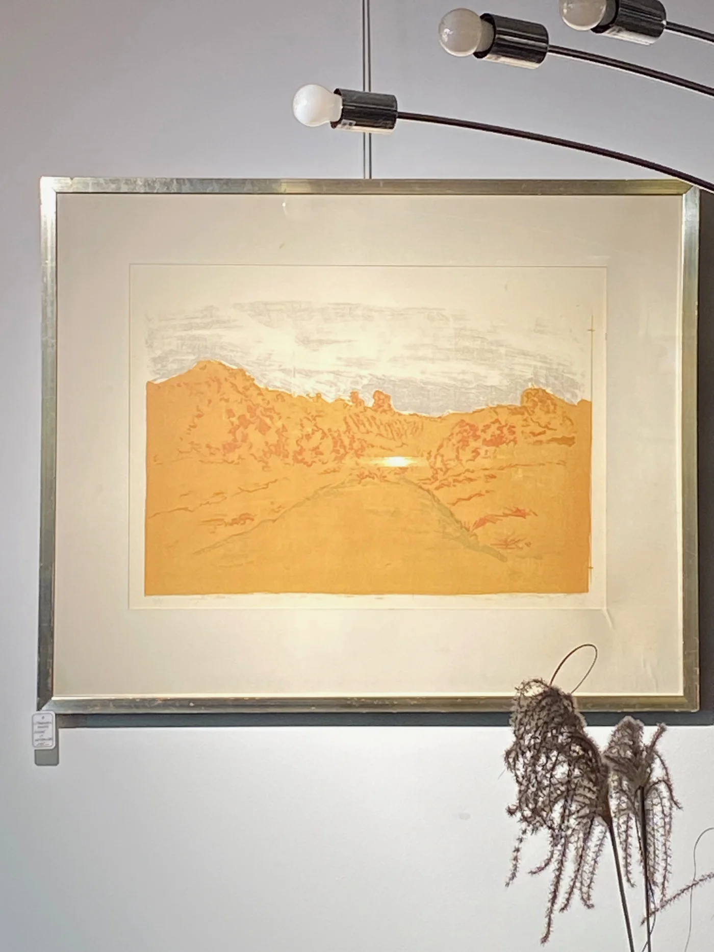 Lithographie en couleurs - Paysage montagneux - Dekeyser Bert - Signé et numéroté 8/14 - 43 x 60 cm